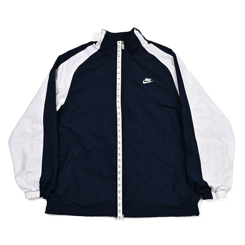 Vintage Nike Jacket XL 90s Lined Windbreaker Track Colorblock‎ Y2K Silver Tag - Picture 2 of 12